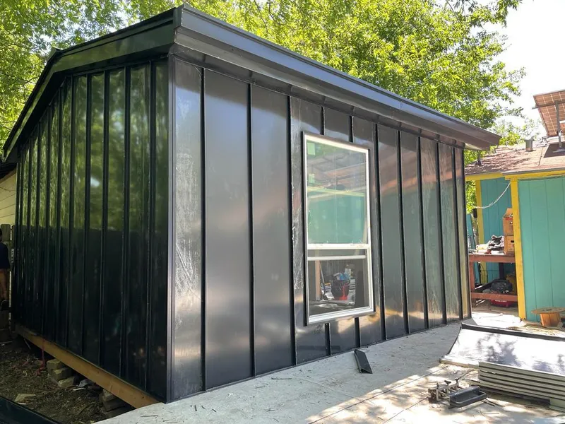 Black standing seam metal wall panels for Roof Inspection in Sunnyvale